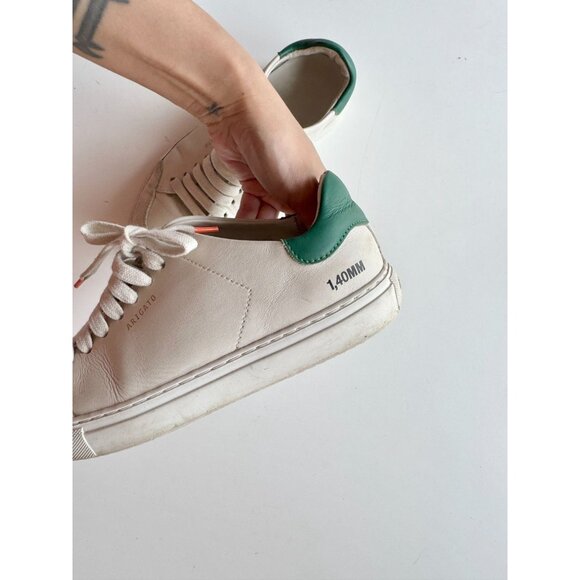 AXEL ARIGATO Clean 90mm Triple Leather Suede Calf Hair Low Top Sneakers Size 6.5 - Picture 8 of 16